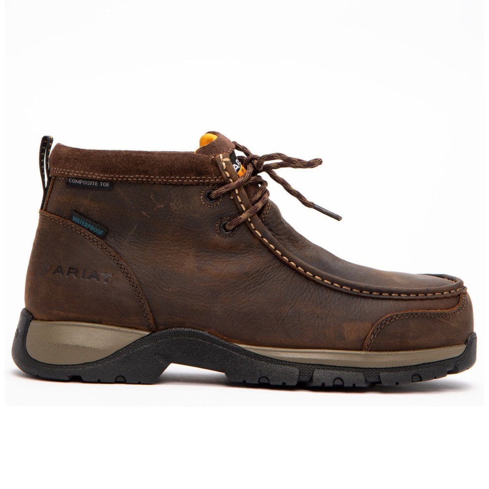 ARIAT MEN'S WATERPROOF EDGE LTE MOC Boots. Composite toe.